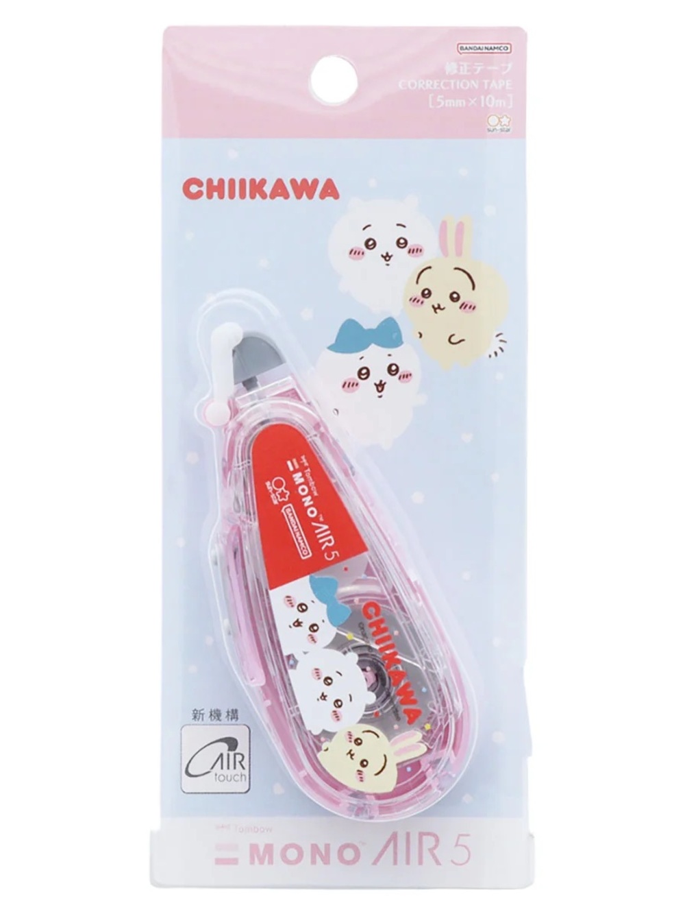Brand New Chiikawa Hachiware Usagi Mono Air5 Correction Tape (A) - Pink